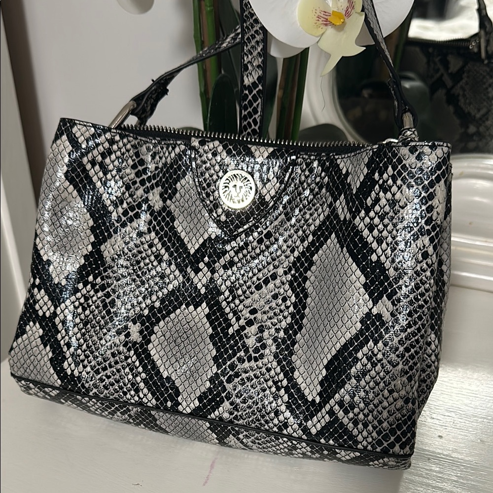 Snakeskin Patterned Handbag